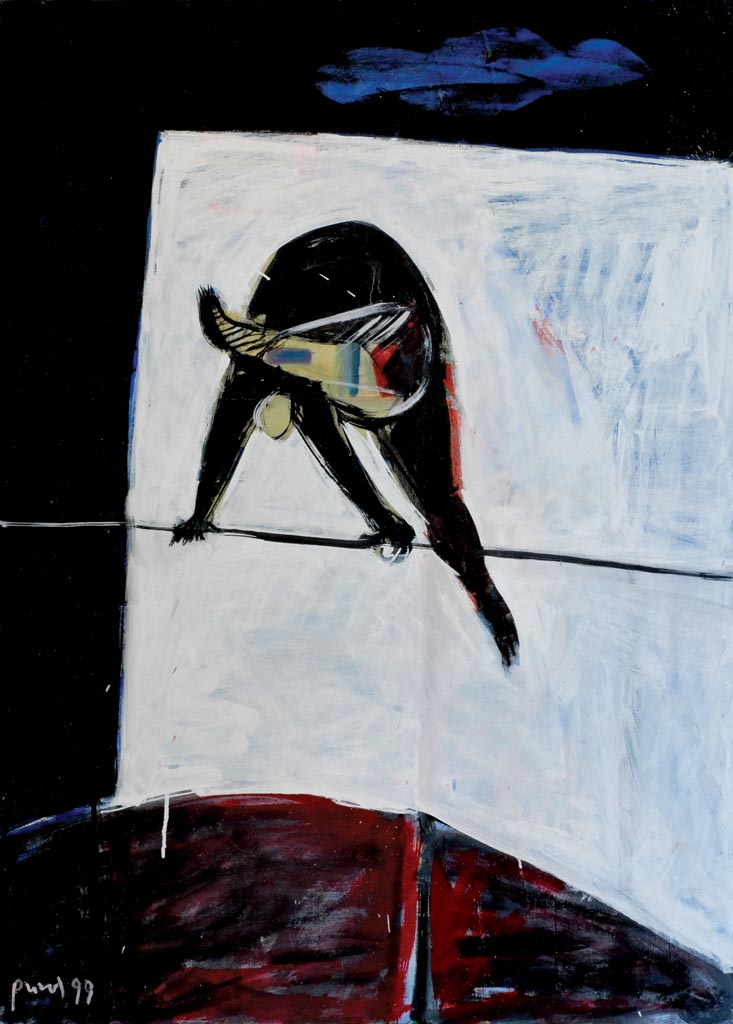 painting of an acrobat